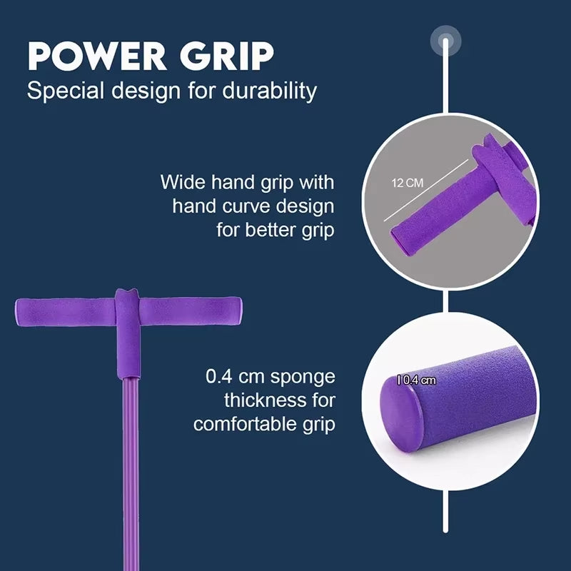 Home Gym Resistance Bands - 4 Elastic Tubes for Full Body Workouts, Abdominal Exercises, Rowing Machines, and Fitness Equipment